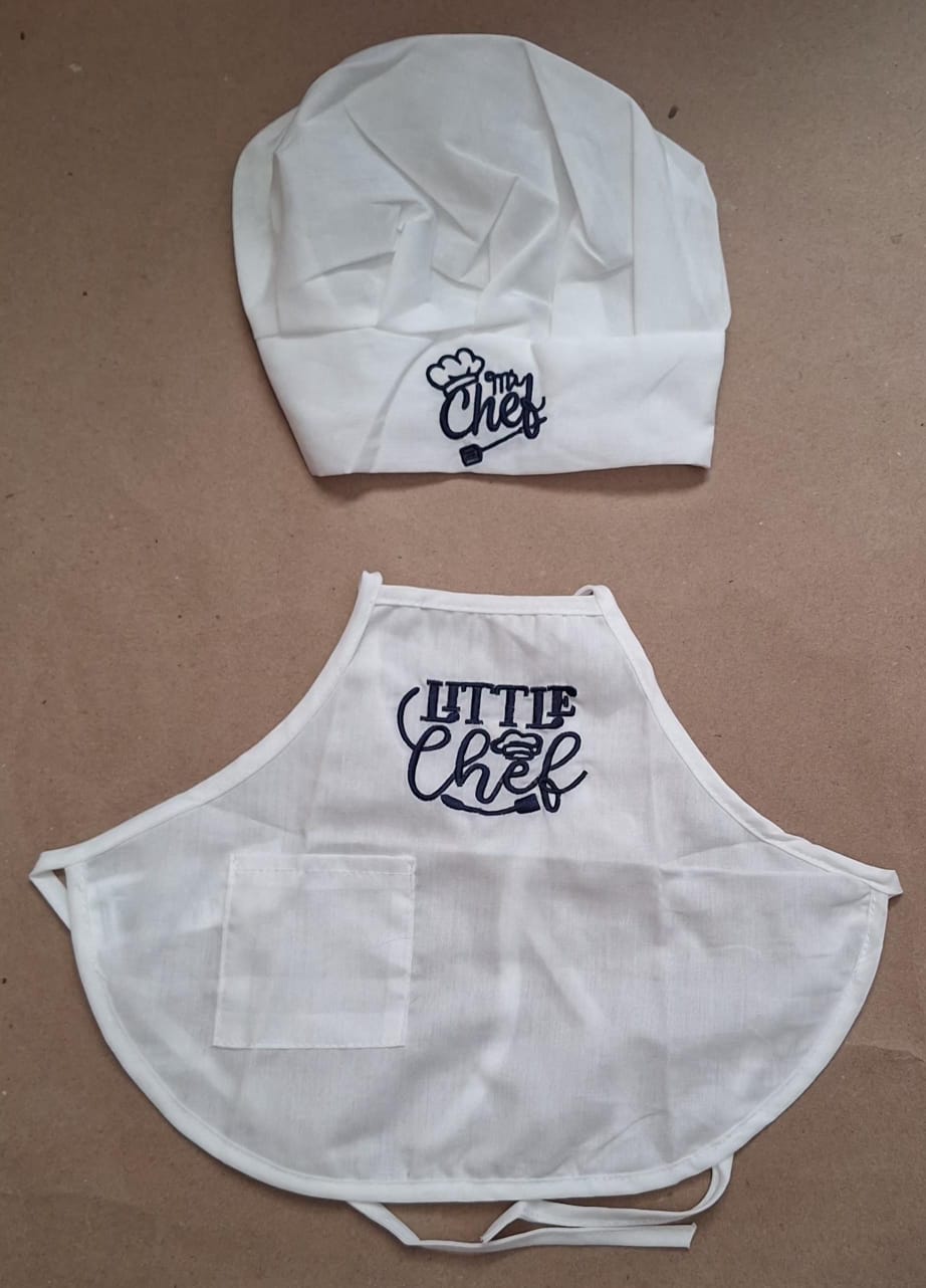 Traje little chef blanco niño