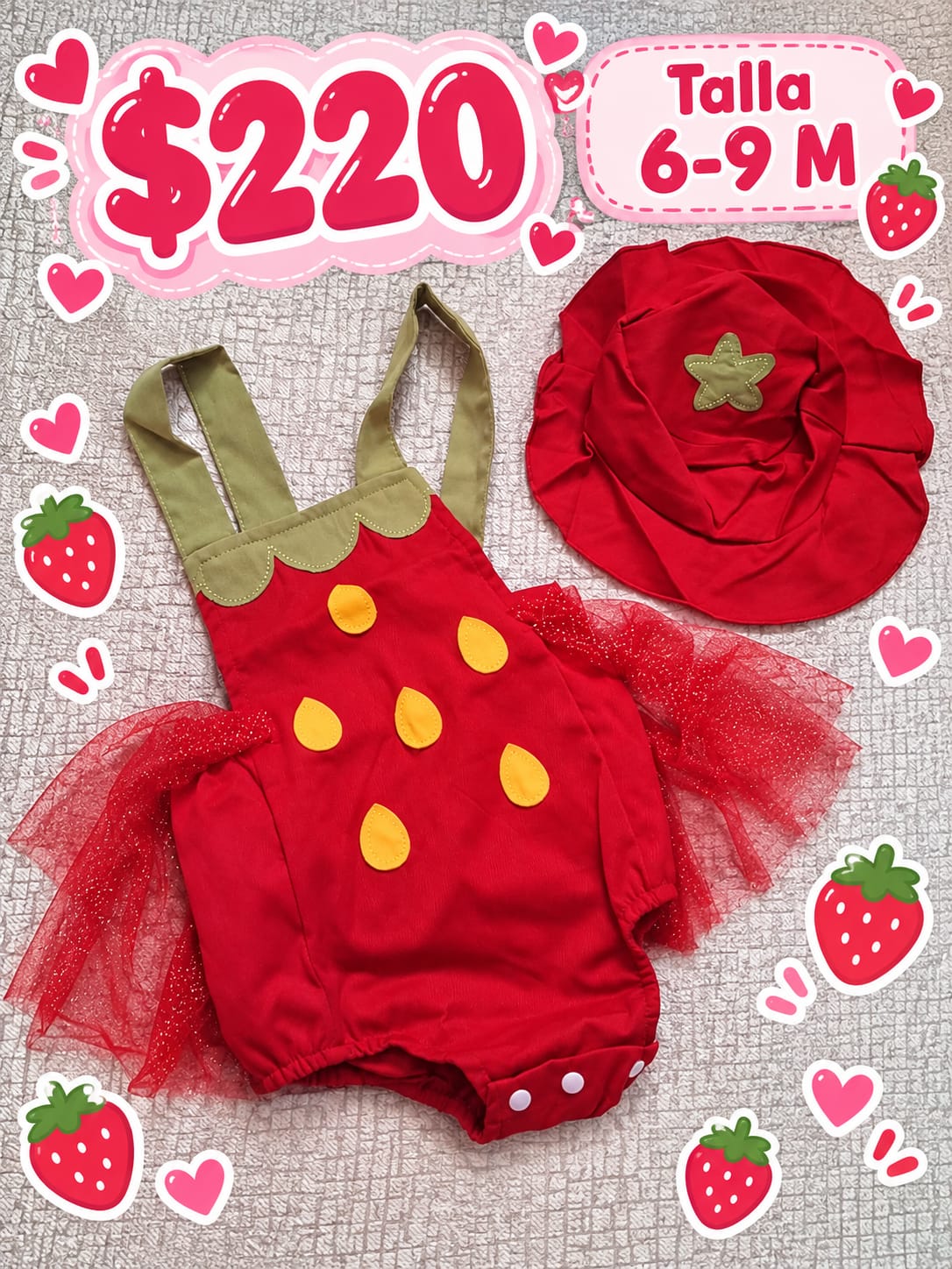 Vestido fresita