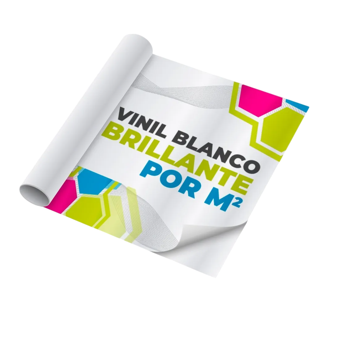 Vinil Blanco Impreso por m²