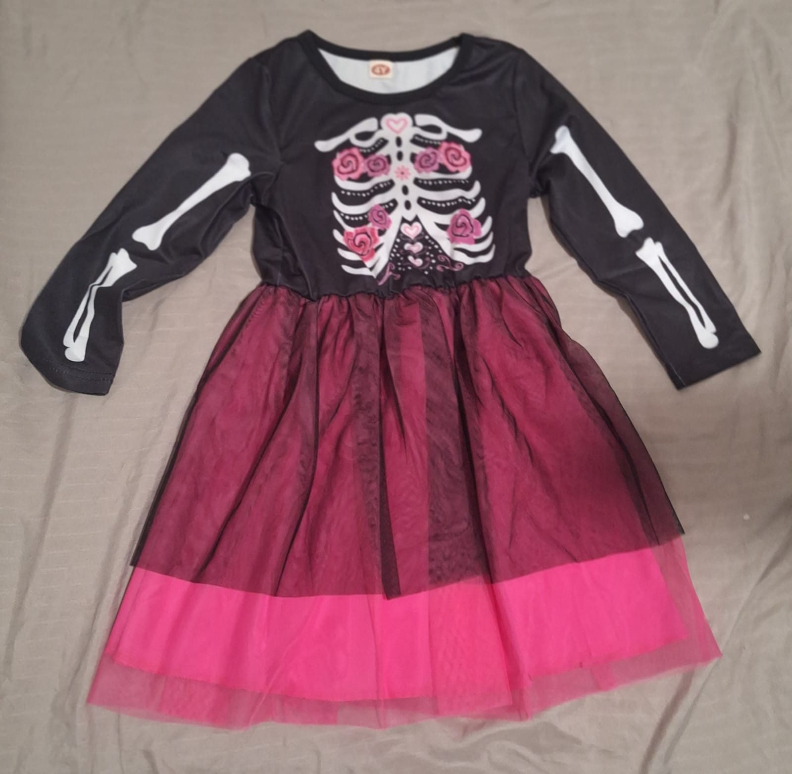 Vestido Calaverita Rosa