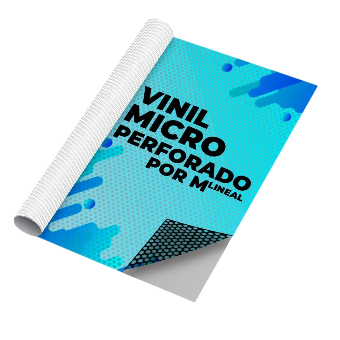 Vinil Microperforado Impreso por Metro Lineal