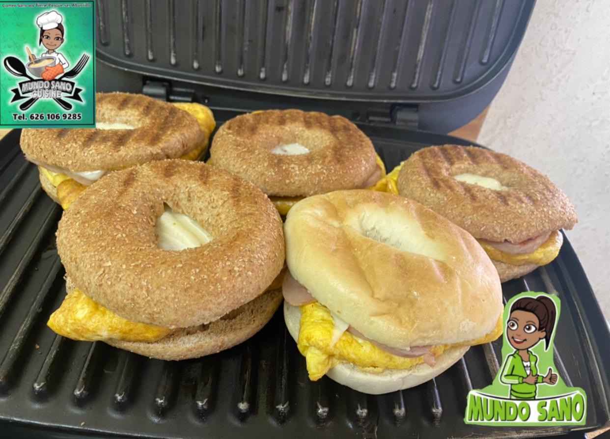 Bagles de spam y huevo
