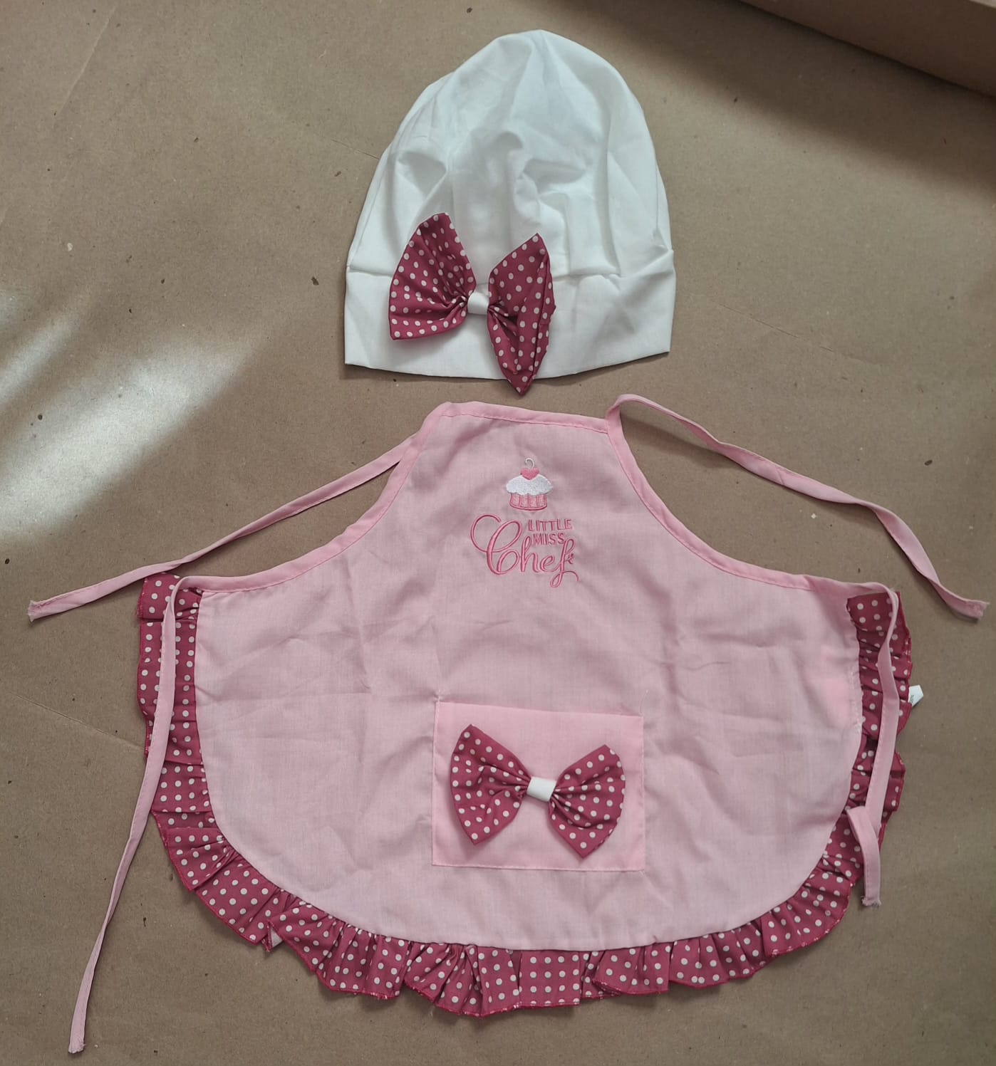 Traje Little Chef Rosa