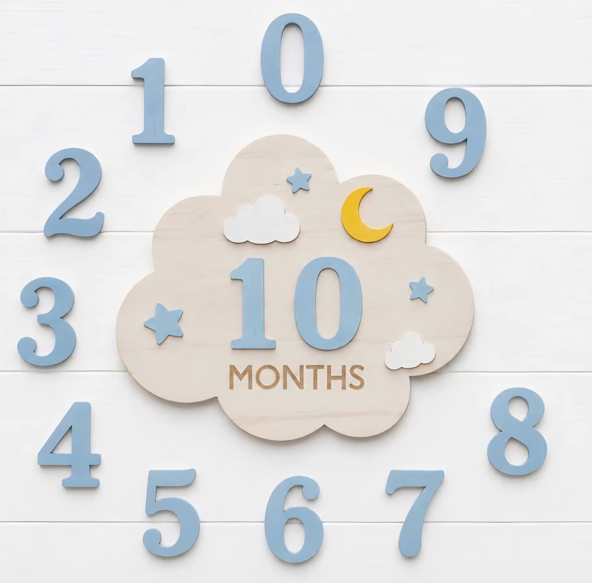 MARCADOR MES AZUL