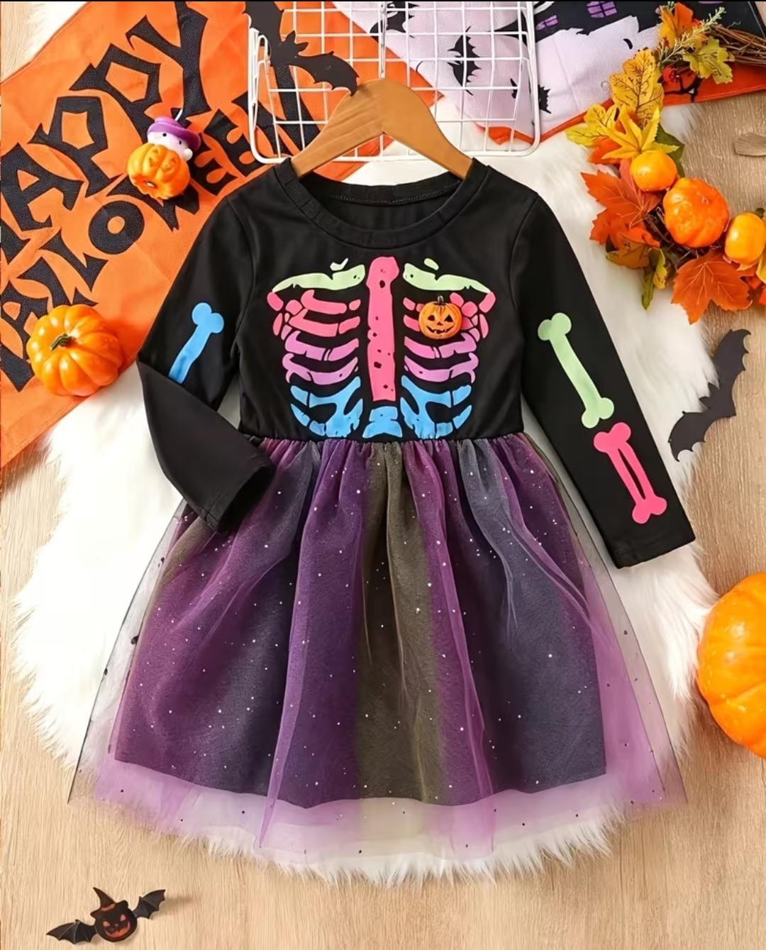 Vestido Calaverita Arcoiris