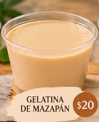 Gelatina de mazapán