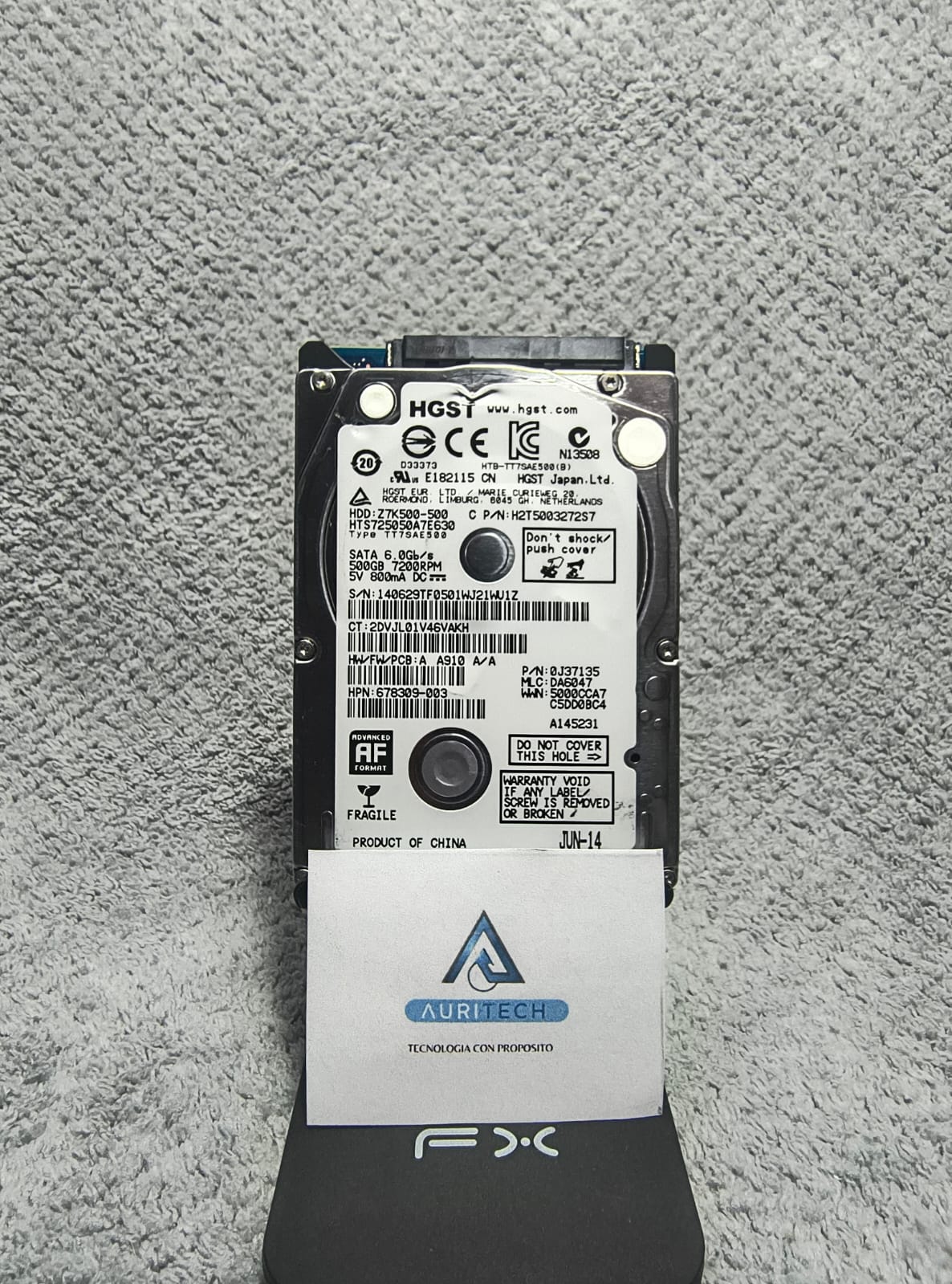 DISCO DURO 500GB PRA LAPTOP CONSOLA
