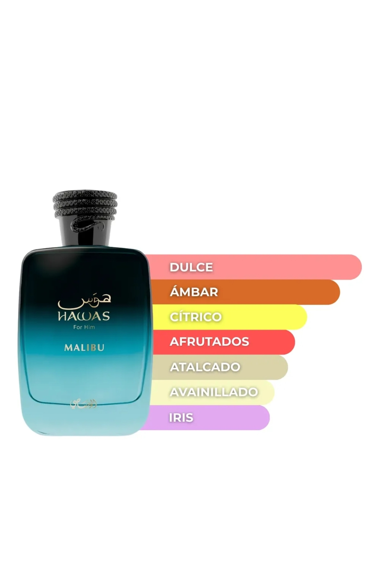 Perfume Rasasi Hawas Malibu 3.4 Oz 100 Ml Edp Hombre